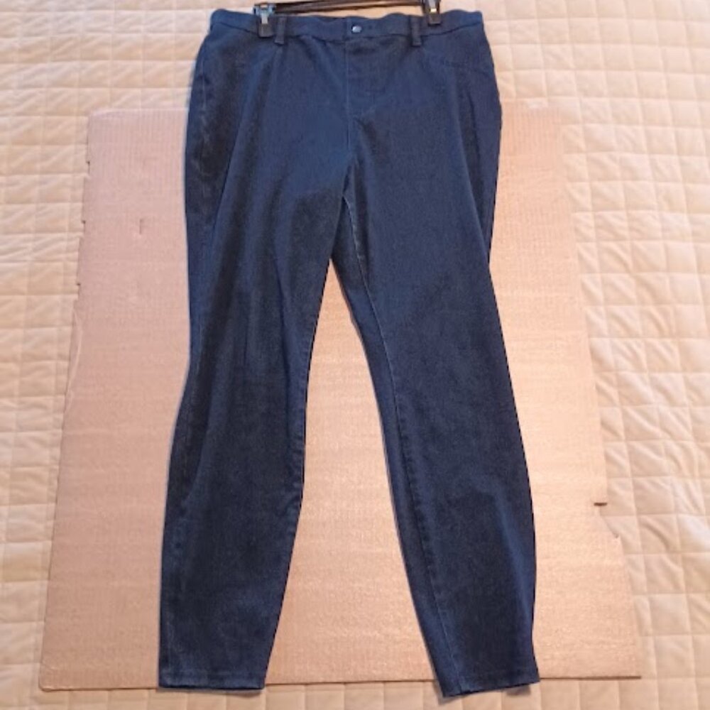 Time and Tru XL (16-18) indigo pull up jegging jeans